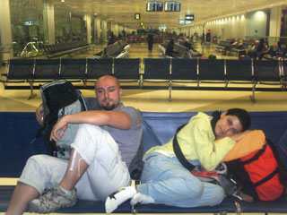 Esperando en el aeropuerto de Doha