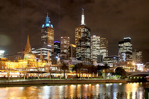 Melbourne de noche