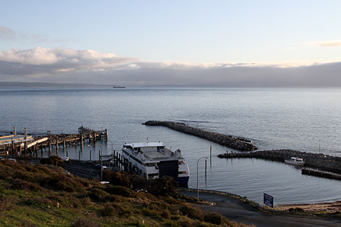 Ferry en Cape Jervis